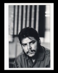 fotografia - Che Guevara (1928-1967) -  fotografo Rene Burri - foto original impressão posterior em papel resinado da Mangun Photos - 1987 - em excelente estado de conservação - verso com as informações em inglês - (18X24) cm.