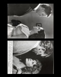 fotografia - Elizabeth Taylor e Richard Burton - lote com 2 fotos - (1963 e 1966) - fotografias originais -carimbo e informações manuscritas no verso - still em ótimo estado de conservação - (24x18)cm.