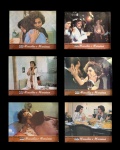 cinema - Marilia e Marina - lote com 6 lobby card - filme brasileiro de drama erótico de 1976, dirigido por Luiz Fernando Goulart - com Fernanda Montenegro, Stepan Nercessian, Nélson Xavier e Denise Bandeira - em bom estado de conservação - (25,5x31)cm.