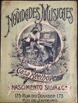 partitura - Novidades Musicaes  - Dreaming - Archibald Joyce - Casa Beethoven - Nascimento Silva - 6 p. - com marcas do tempo - (3x25,5)cm.