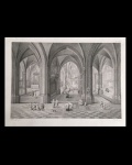 gravura - `Catedral` - Petterneff prins. - C. Franzi des. - Carelli inc. - carimbo seco com os dizeres ` L. Rasadonna - Torino` - em bom estado de conservação - (28x40)cm.
