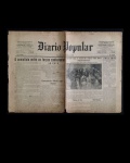 jornal - Revolução de 32 - Diário Popular - anno XLVIII - 30 de setembro de 1932 - nº 15944 - J. M. Lisboa Junior(director) - 4 p. - papel amarelado e quebradiço - marcas de dobras escurecidas e danificadas - (60x43)cm.
