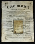 revista - O Contemporaneo - numero 64 - segunda edicção - 5º anno - propriedade de João d` Almeida Pinto - collaborador Photographico A. Fillon -  fotografia da capa Angela Nadal - 4 p. - com manchas do tempo - furo de bicho - lateral esquerda com marcas de encadernação - (30X23,5) cm.