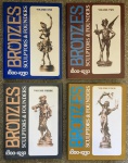 livro - Bronzes: Sculptors & Founders 1800-1930 - conjunto com 4 volumes - Harold Berman - Schiffer Publishing - 1974/94  - idioma inglês - numeração sequencial com 1232 p. - capa dura com sobrecapa e parte interna em excelente estado de conservação - (28,5X22,5) cm.