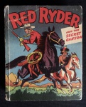 HQ - Red Ryder and the Secret Canyon - Fred Harman - Whitman Publishing Company - 1947 - The Better Little Book - 286 p. - modelo tijolinho - capa cartonada com marcas do tempo - miolo amarelado em ótimo estado de conservação - (11,5X9,5) cm.