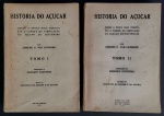 livro - Historia do Açucar: desde a época mais remote até o começo da fabricação do açucar de beterraba - Edmund O. von Lippmann - Rodolfo Coutinho (tradução) - Instituto do Açucar e do Alcool -  2 volumes - 1941/42 - (466=440) p. - brochura com marcas do tempo nas capas - miolo levemente amarelado - (23x16) cm.