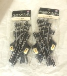 Ferrorama estrela - 2 pacotes de trilhos de desvios lacrados, cada pacote contendo 2 peças LOTE  2/8