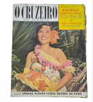 Revista O Cruzeiro, edição de 26 de Novembro de 1955, Ano XXVIII, N 6. Peça original de época com anúncios icônicos da década de 50. Marcas do tempo. -dim- 26x33