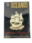 Revista Oceanos, n.º 13, Portugal e o Mar, de Abril 1992 (Comissão Nacional para as Comemorações dos Descobrimentos Portugueses); exemplar trimestral de grande formato com ilustrações históricas e capa BNU. Marcas do tempo. -dim- 27x38