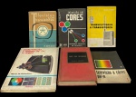 Lote de 6 Livros Técnicos Antigos sobre Eletrônica, TV (P&B, Cores PAL-M), Transistores e Semicondutores. Marcas do tempo. -dim- 21x28