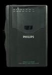 Toca-fitas portátil Philips modelo AQ6513 com rádio AM/FM, sem testes executados, no estado.