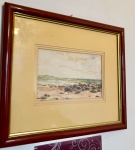 Aquarela , com tema marítimo ,  ass o Boa Vista - dim - 43x35