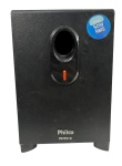 Subwoofer Ativo Philco PHT510 5.1 (50W RMS) Bivolt. Sem caixas satélites, necessita revisão. Ligando, sem demais testes executados, sem garantia futura.