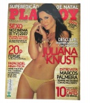 Revista Playboy Superedição de Natal n 391 de Dez/2007 (Juliana Knust) em bom estado de conservação, item de colecionador. Marcas do tempo.