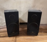 Par de caixas Sony , ligando precisando de revisão- dim - 64 cm de altura