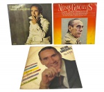 Lote com 3 LPs do Rei do Rádio Nelson Gonçalves, incluindo os álbuns Ele & Elas Vol. II, O Melhor de Nelson Gonçalves e Canta Tangos Inesquecíveis.