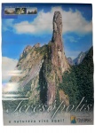 Cartaz turístico original Teresópolis - Dedo de Deus, destacando o famoso pico. Item de colecionismo raro da prefeitura, em condição satisfatória para exposição. Marcas do tempo. -dim- 46x64