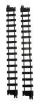 Lote de Trilhos Retos Longos (2 Peças) para Ferrorama Estrela.  Peças de expansão, ideais para colecionadores aprimorarem a extensão do circuito. Marcas do tempo. 30