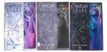 Lote Raro: Orquídea Negra (Black Orchid) - Minissérie completa em 3 edições (1989/1990) da Editora Globo, com roteiro de Neil Gaiman e arte de Dave McKean. Marcas do tempo. 