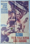 POSTER E FILME - RINGO VOLTA PARA MATAR SEUS INIMIGOS, 1970  - 64X92CM - COM DOBRAS