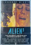 POSTER E FILME - ALIEN 3, 1992  - 69X101CM - FRENTE  VERSO - COM DOBRAS E MARCAS DO TEMPO