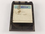 FITA CARTUCHO 8 ou 4 TRACKS - CAIXA ACRÍLICA - DETALHES INTERNOS COM DESGASTES DO TEMPO , NECESSITA DE LIMPEZA - SEM TESTES - ÓTIMO PARA COLEÇÃO