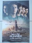 PÔSTER ORIGINAL DO FILME - MAZE RUNNER: A CURA MORTAL, 2019 - 52X80CM - COM DOBRAS - EM BOM ESTADO