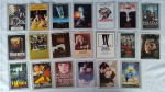 20 CARDS FICHA TÉCNICA REVISTA SET - FILMES CULT E CLÁSSICOS - EM ÓTIMO ESTADO