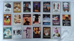 20 CARDS FICHA TÉCNICA REVISTA SET - FILMES CULT E CLÁSSICOS - EM ÓTIMO ESTADO