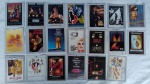 20 CARDS FICHA TÉCNICA REVISTA SET - FILMES CULT E CLÁSSICOS - EM ÓTIMO ESTADO