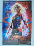 PÔSTER ORIGINAL DO FILME - CAPITÃ MARVEL, 2018 - 52X80CM - COM DOBRAS - EM BOM ESTADO