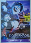 PÔSTER ORIGINAL DO FILME - DOIS IRMÃOS: UMA JORNADA FANTÁSTICA, 2020 - 64X94CM - COM DOBRAS - EM BOM ESTADO