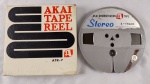 FITA DE ROLO 7-1/2 IPS 4 PISTAS - AKAY TAPE REEL - IMPORTADO JAPÃO - EM BOM ESTADO - SEM TESTES