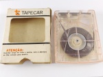 FITA CARTUCHO STEREO 4 TRACKS - CAIXA TAPECAR - DETALHES INTERNOS COM DESGASTES DO TEMPO , NECESSITA DE LIMPEZA - SEM TESTES - ÓTIMO PARA COLEÇÃO
