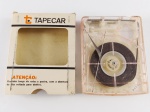 FITA CARTUCHO STEREO 4 TRACKS - CAIXA TAPECAR - DETALHES INTERNOS COM DESGASTES DO TEMPO , NECESSITA DE LIMPEZA - SEM TESTES - ÓTIMO PARA COLEÇÃO