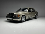 1984 Mercedes Benz 190 E 2.3-16 Nurburgring Anniversary Prata #18 - Autoart Escala 1/18 miniatura em