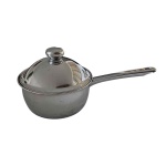 Panela Tramontina com tampa, 18 x 10, Diam. 20 cm.