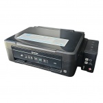 Impressora Epson L 355, acompanham os cartuchos usados,  31 x 39, Alt. 14 cm.