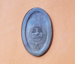 Medalha de cobre do 3º Congresso Odontológico Latino Americano - Rio de Janeiro, 1929 - Dimensão: 40 X 25 mm - 13