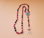 Guia de Pomba Gira, com belíssimas pedras - Comprimento: 53 cm