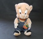 Pelúcia do Gaguinho, personagem clássico de desenho animado da série Looney Tunes da Warner Bros, original 1993 WARNER BROS, ainda com a etiqueta original - Dimensão: 25 X 14 cm