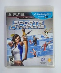 Conservado e original Jogo - SPORTS CHAMPIONS - PlayStation 3 - SONY 2010 - Acompanha manual - Medida do estojo: 17 cm x 13,5 cm. Apesar de conservado não foi testado. Conforme fotos.