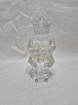 Linda escultura na forma de viking em vidro. Medindo 15cm de altura.