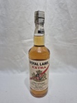 Garrafa lacrada do whisky Royal Label Extra, 700ml. Por conta do produto está lacrado, não nos responsabilizamos pela integridade do conteudo.