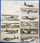 Colecionismo- Prospecto de Divulgação da Aviões Lockheed Aircraft !! 25 tipos de aeronaves diferentes !! Sequencia de modelos !! Desde de 1913 até 1956 !!! com  descrição !! acervo de colecionador !!  !!