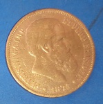 Moeda/Brasil - 40 reis Imperio ano 1874 !! MBC +++ material bronze
