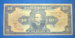 Cedula/Brasil - valor de 10 mil Reis !! azul serie 96A !! Circulação de 1925 até 1955 !! valor estimado de mercado= 120,00 Reais !!