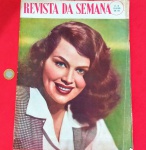 Revista da Semana , ano de 1945,  reportagem da exposição de Picasso , Georges Bracque e Matisse, totalmente Ilustrada.