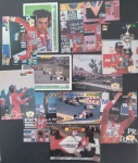 Colecionismo- 12 Cards !! do Ayrton Senna !! anos de 1988 / 1989 / 1990 / 1991 Todos diferentes corridas com pole position ou Vencedor !! acervo de colecionador !!