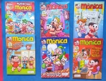 6 revistas /Quadrinhos - Turma da Monica /Panini!! Edições em sequencia  !!numeros 22/23/24/25/26/ e 27  !! Acervo de colecionador !!